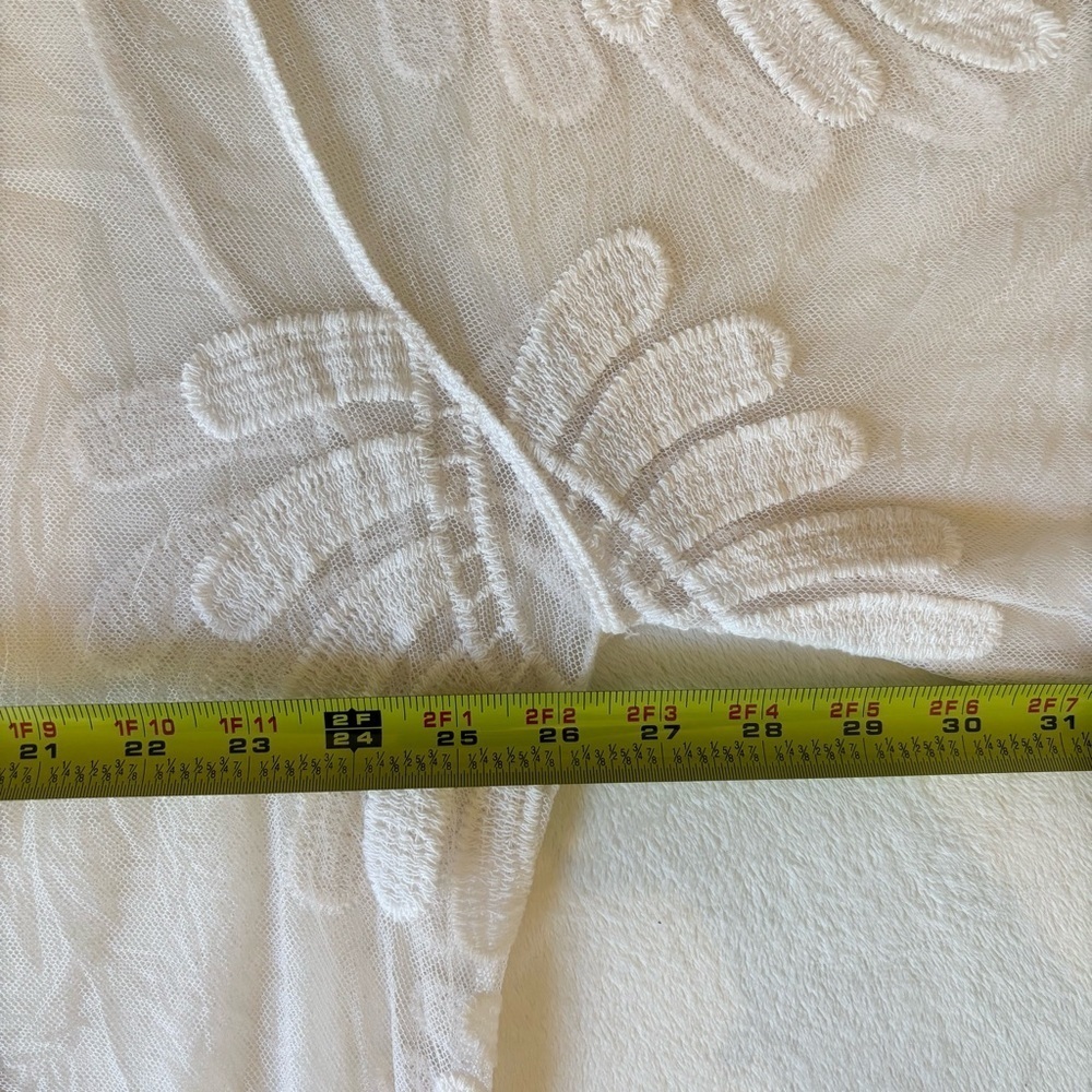 Everleigh Embroidered Sheer Lace inspired Kimono Duster 2X – Feminine Boho - Picture 14 of 15